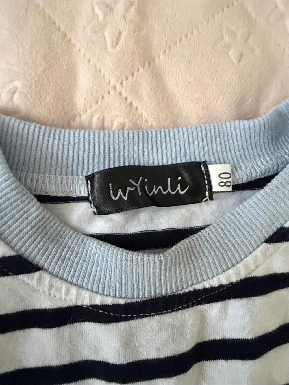 Unknown Brand Blue Graphic Baby One-Piece Bodysuit